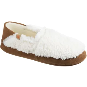 Acorn Women's Slippers - Moc II Buff Popcorn Collapsible Heel, Small | A20132ACCWS