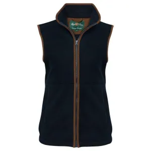 Alan Paine Aylsham Ladies Fleece Waistcoat - Dark Navy