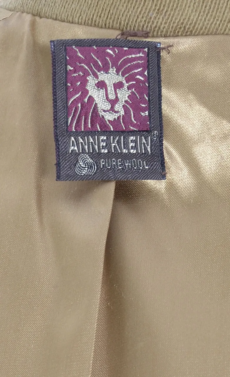 Anne Klein Donna Karan Vintage Trench Coat 1970's Designer Trench