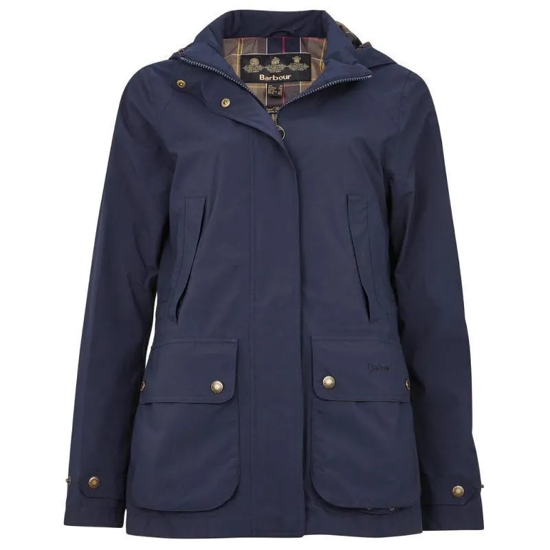 Barbour Clyde Ladies Waterproof Jacket - Navy