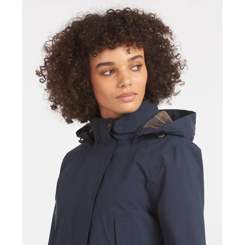 Barbour Clyde Ladies Waterproof Jacket - Navy