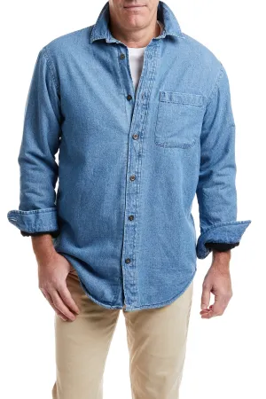 Beach Walker Denim and Fleece Lined Shirt