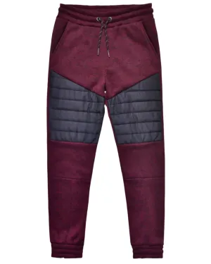 BOYS MATTHEW FLEECE QUILTED JOGGERS