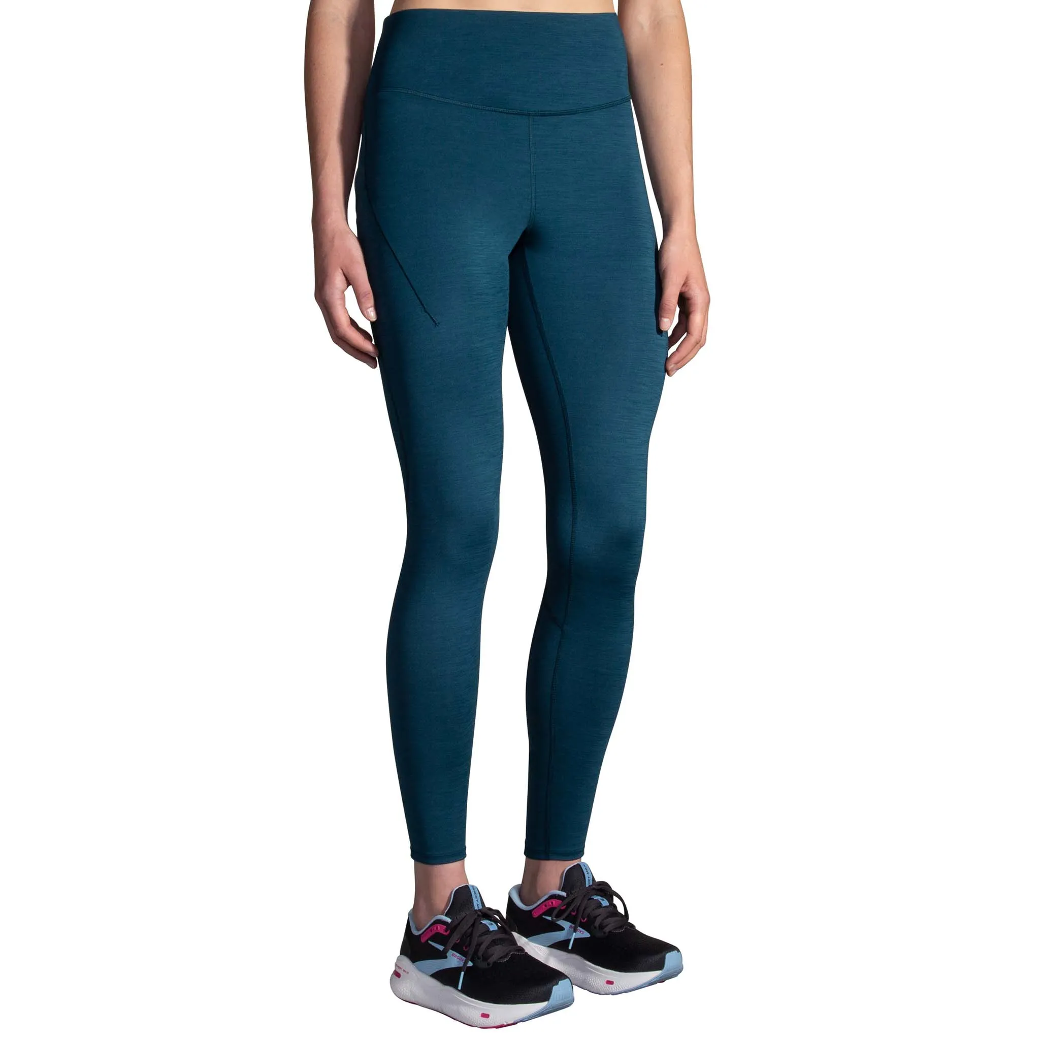 Brooks | Women's Spark Tight - Heather Ocean Drive