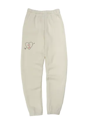 Carved Heart Customized Initials Women's Sweatpants