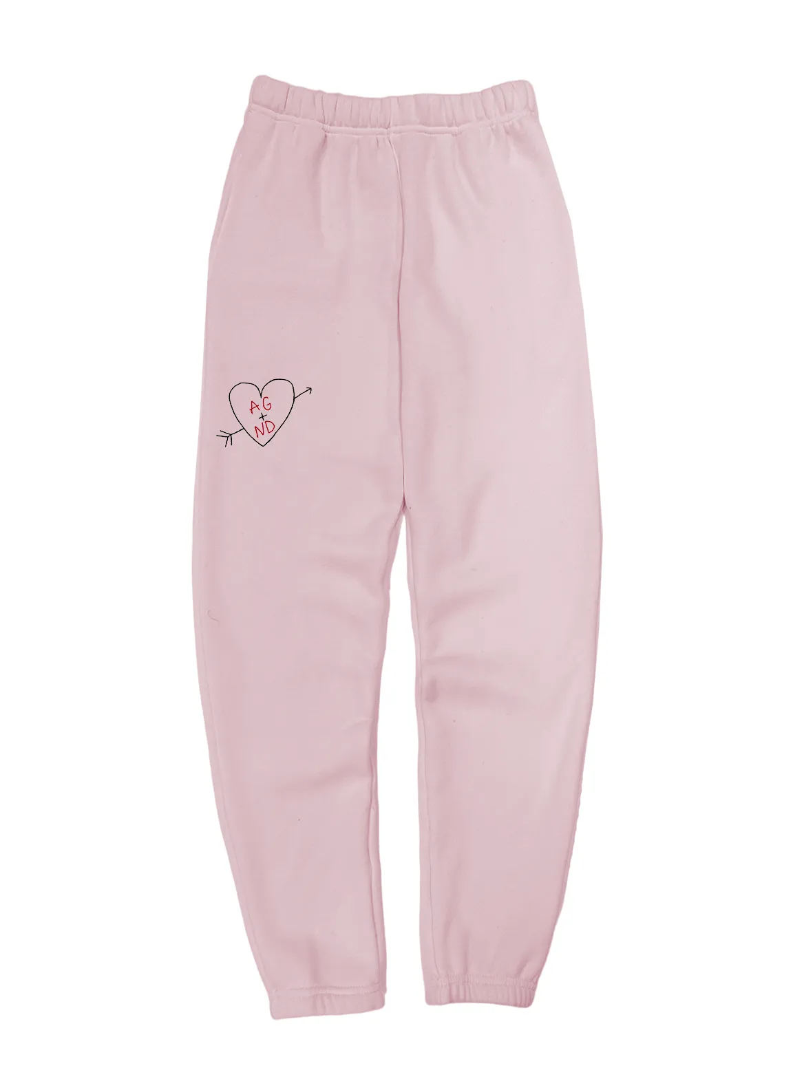 Carved Heart Customized Initials Women's Sweatpants