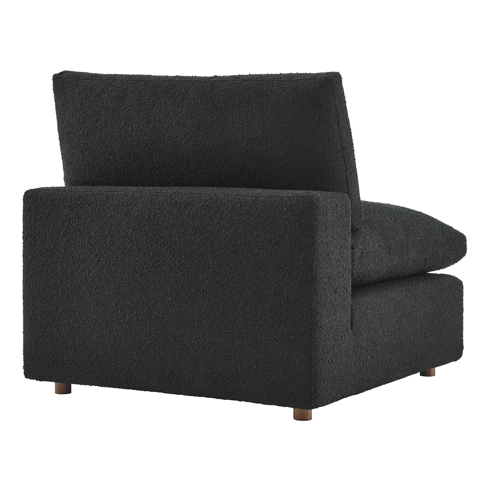 Commix Down Filled Overstuffed Boucle Fabric Armless Chair by Modway