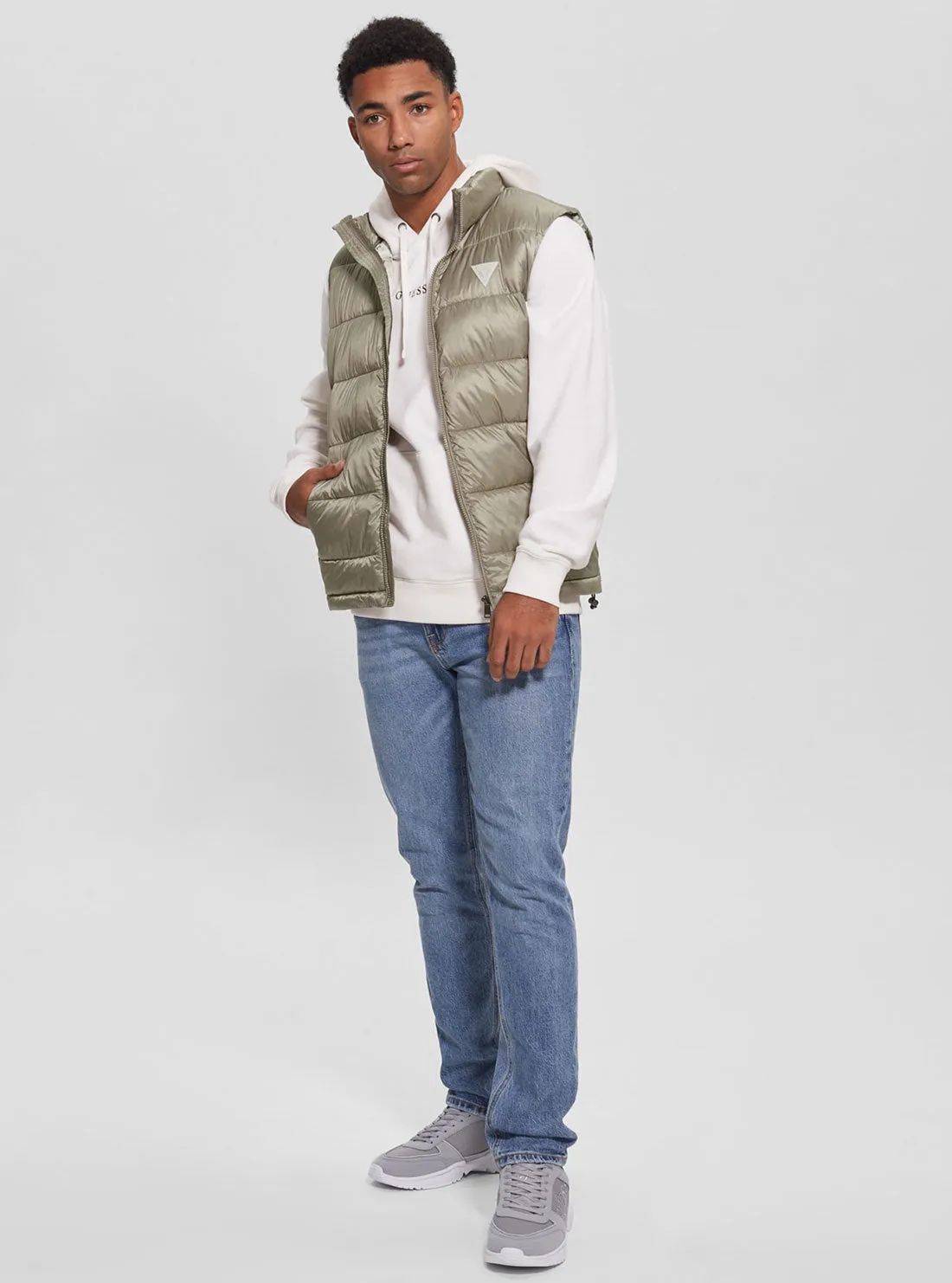 Eco Green Super Light Puffer Vest