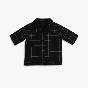 Girls Regular Fit Checkered Shirt