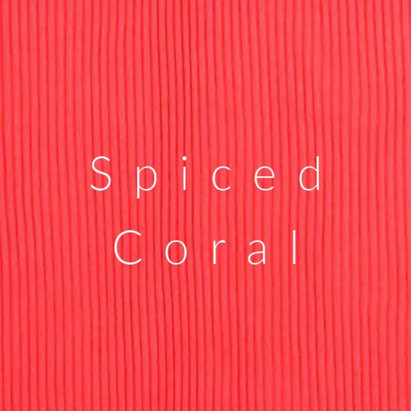 Heavy Rib 4x4 - Spiced Coral