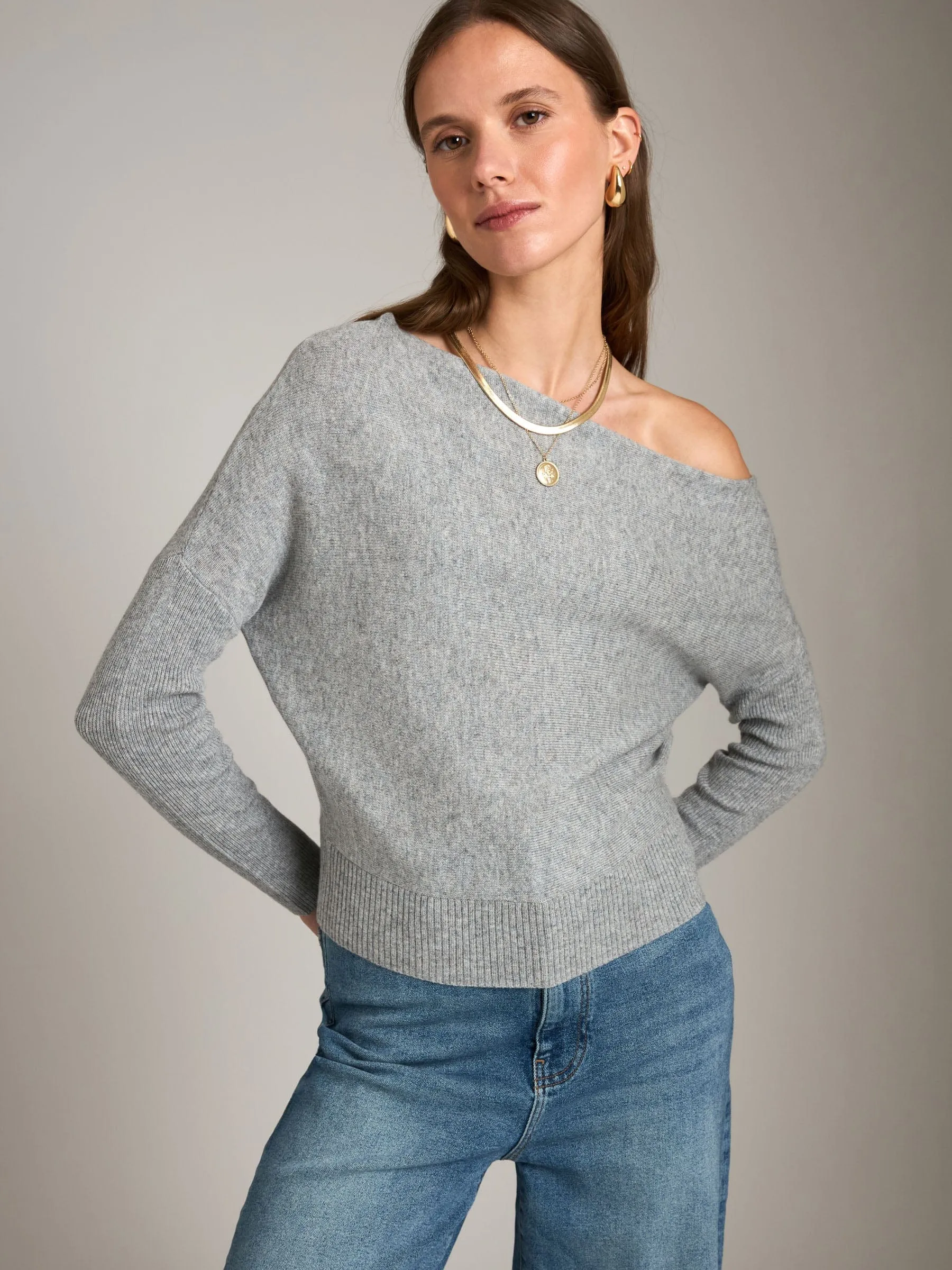 Helen Off Shoulder Sweater