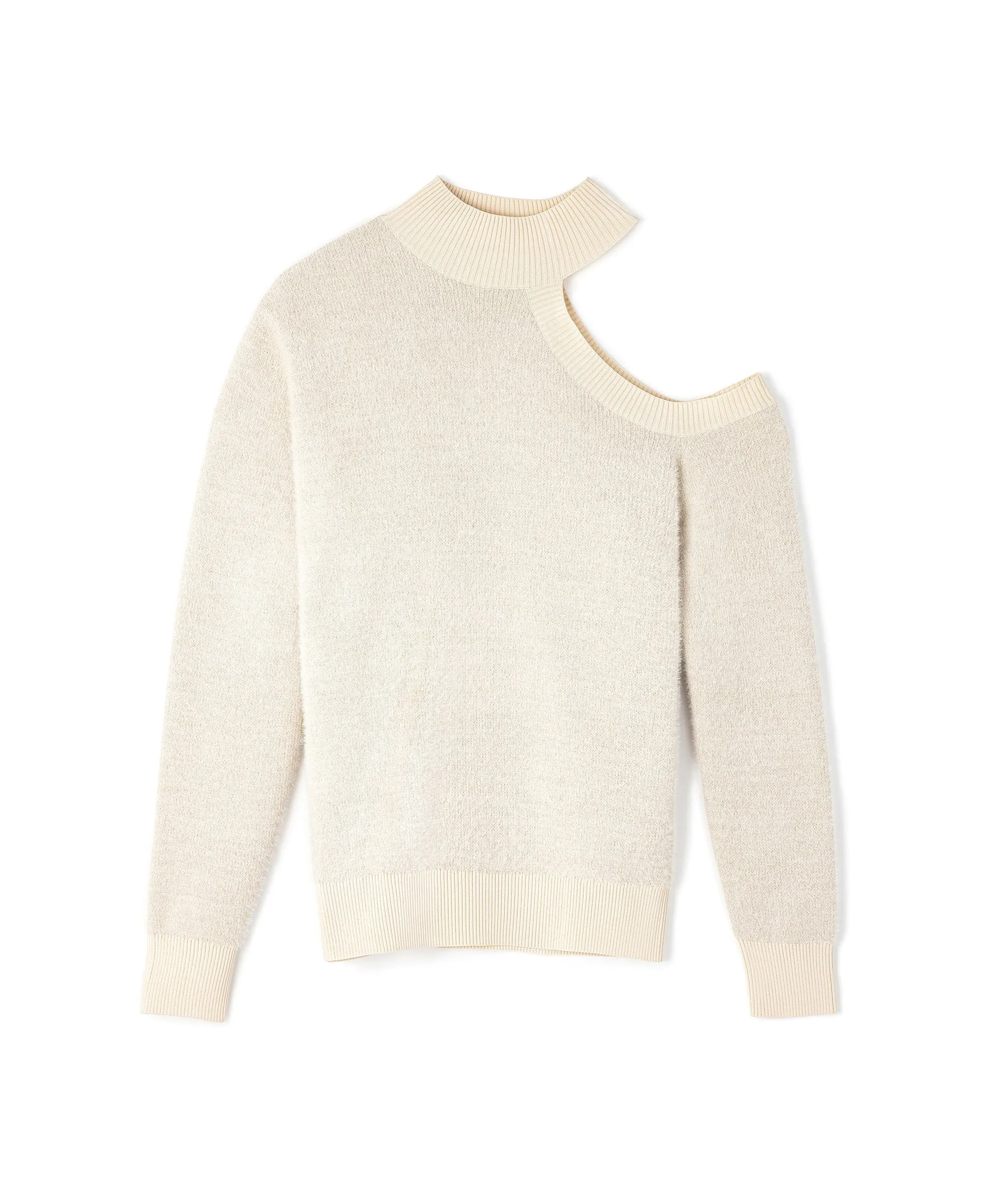 Ipekyol Cutout Sweater With Shiny Thread Ecru