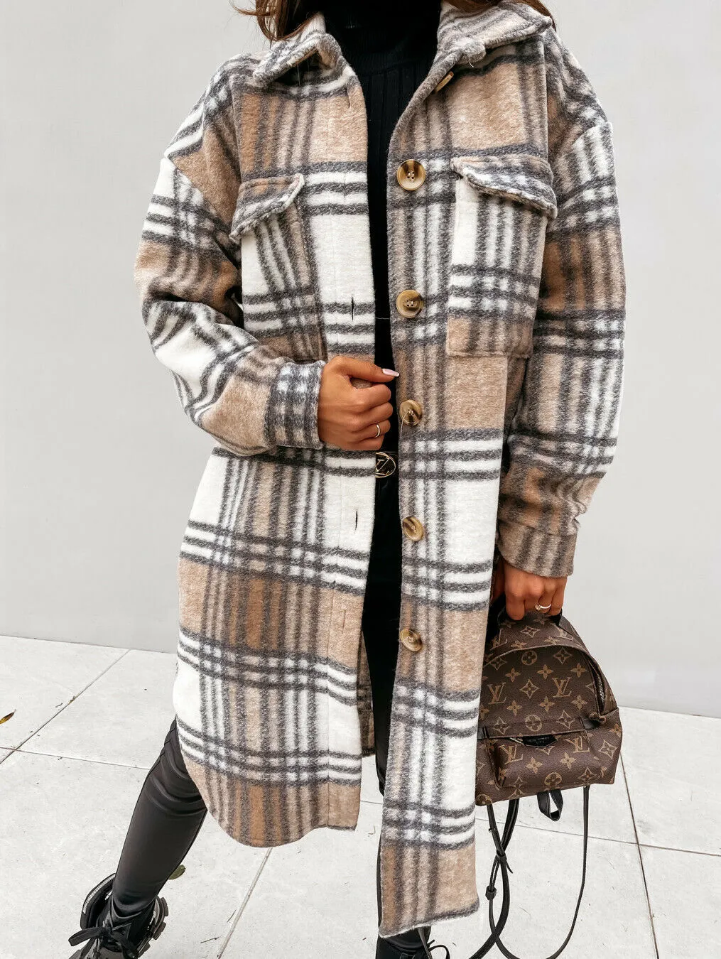 Joanne Wool Jacket | Long & Trendy