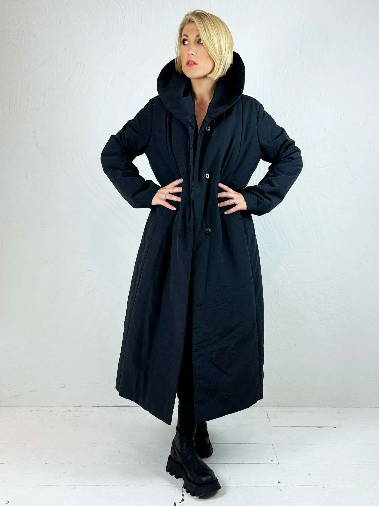 Long Padded Down Coat - 2 Colours