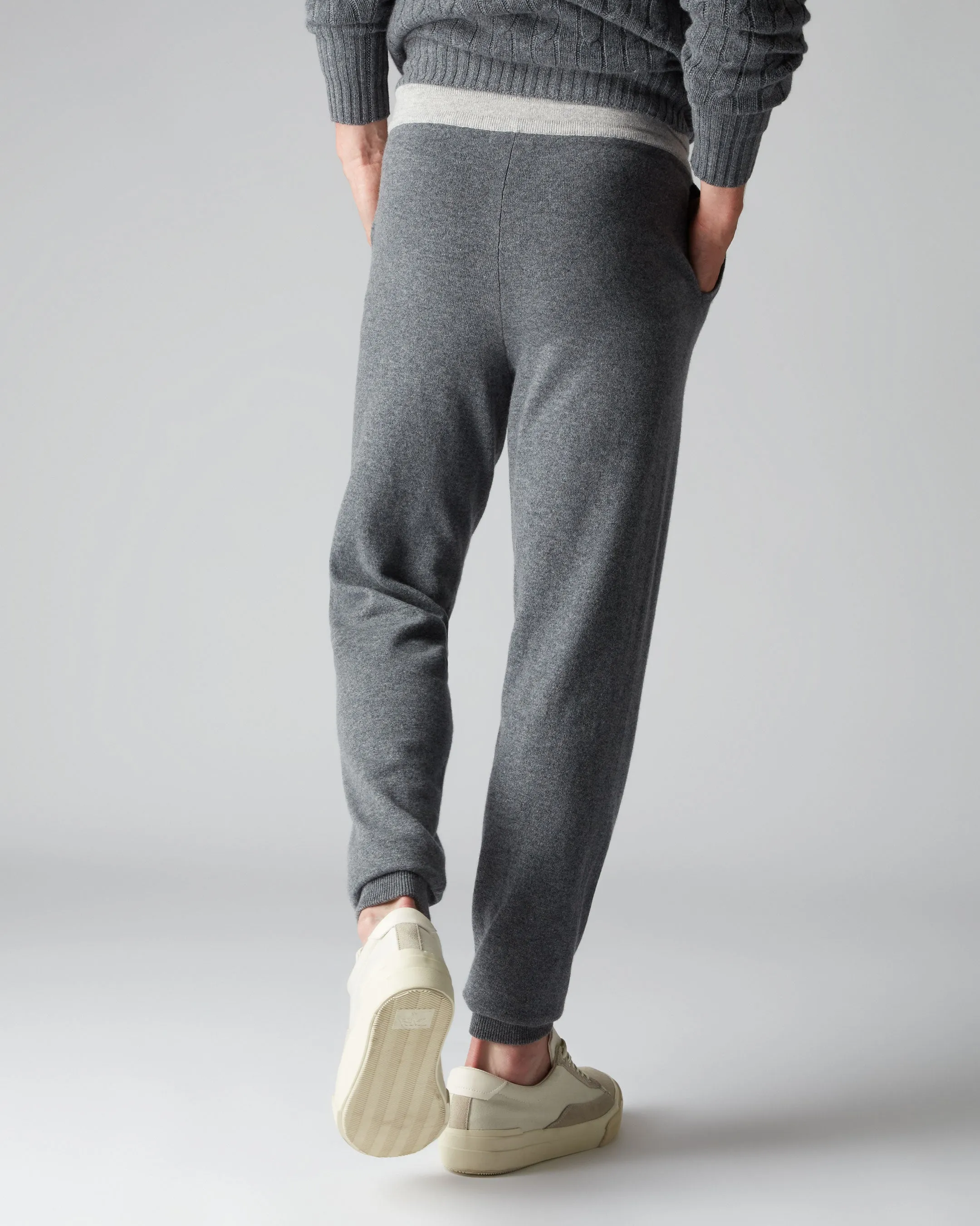 Men's Brompton Cashmere Jogger Elephant Grey