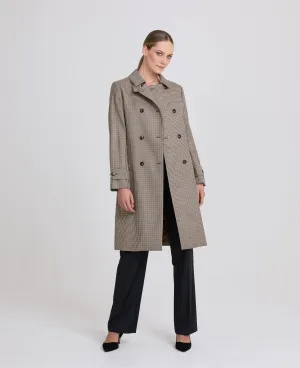 Orwell Check Trench Coat