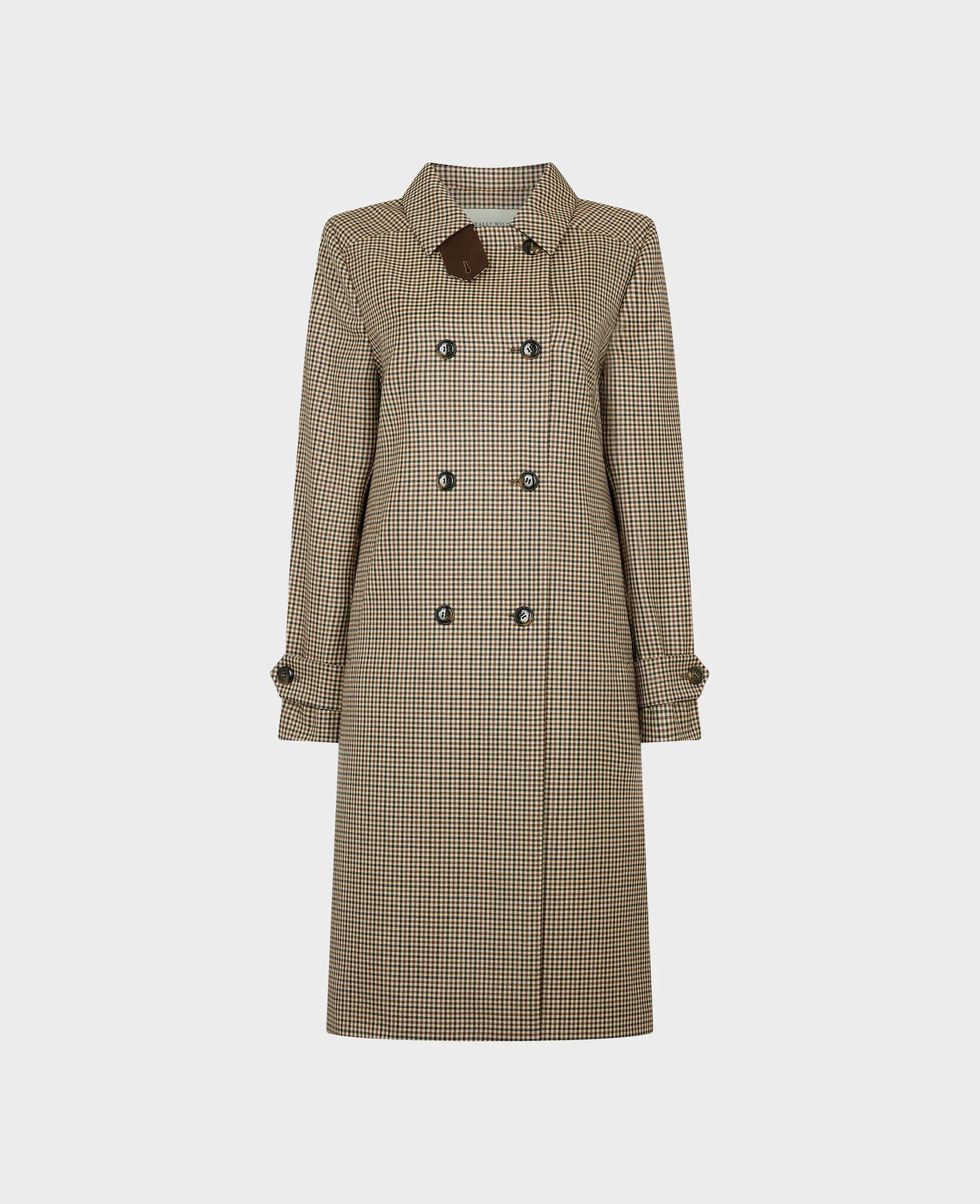 Orwell Check Trench Coat