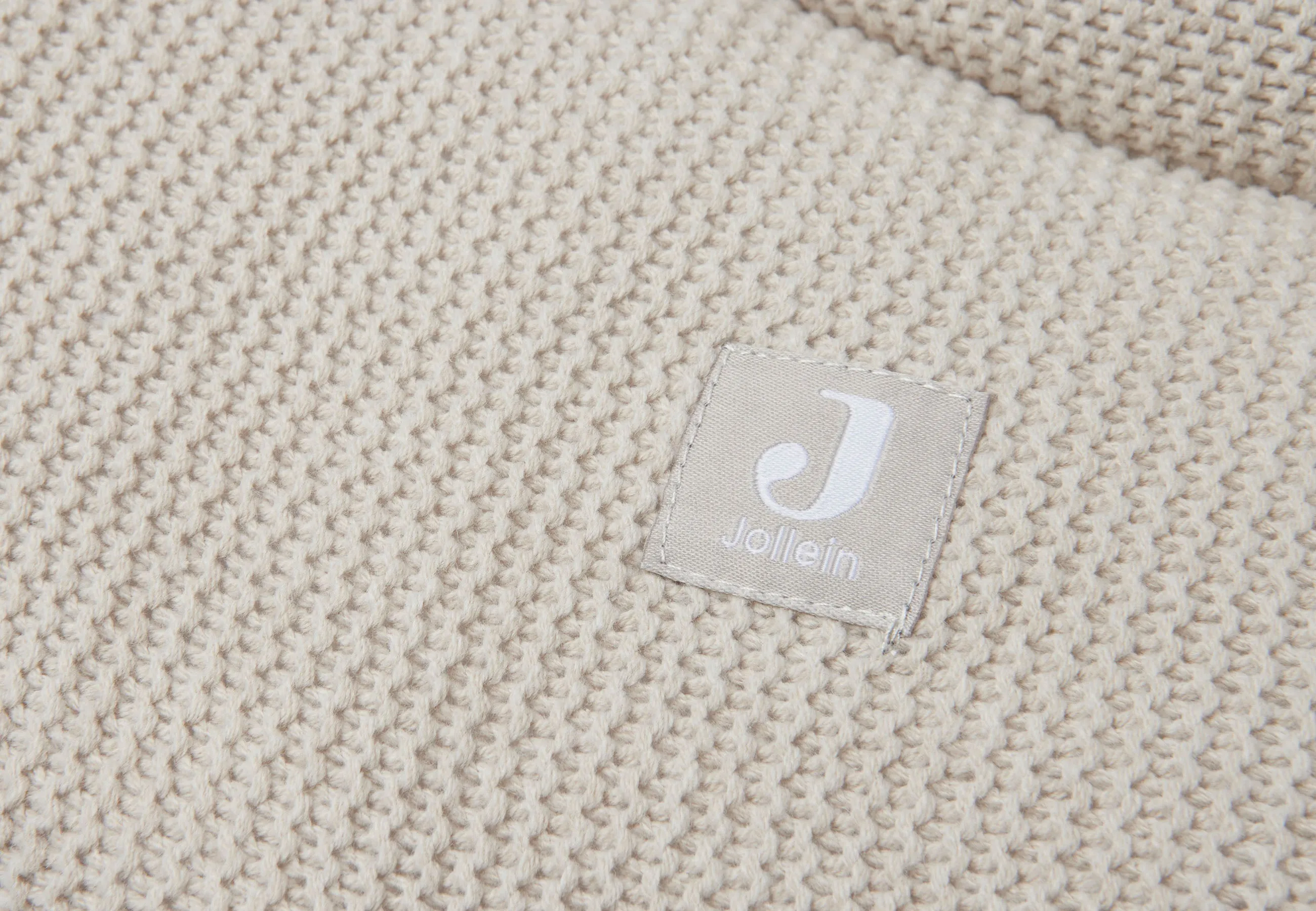 Playpen Mat Ø 95cm Basic Knit - Nougat