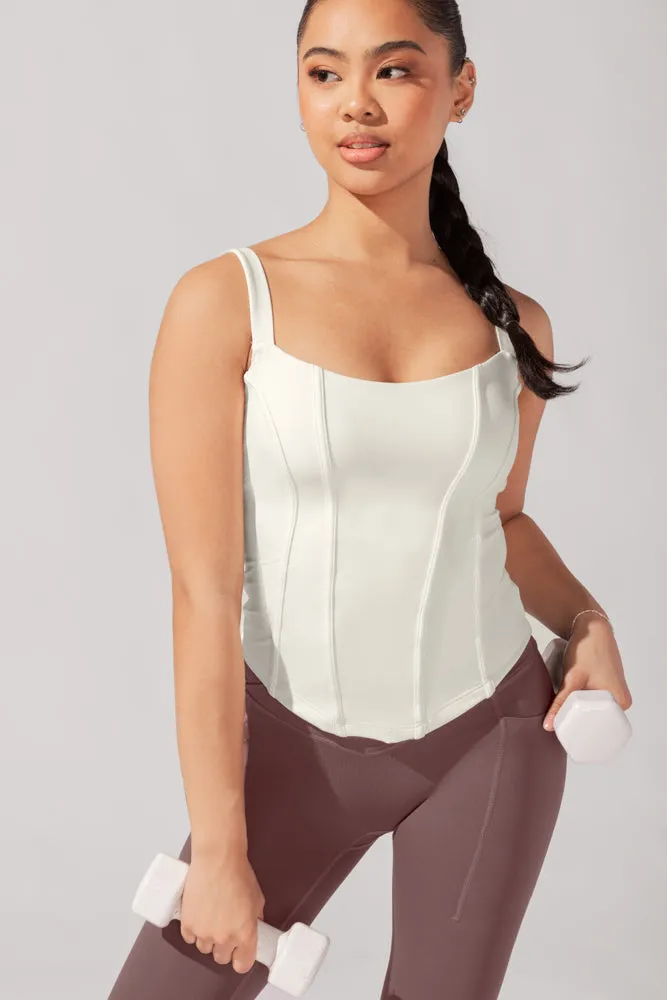 POPFLEX® Corset Cami - Coconut Cream