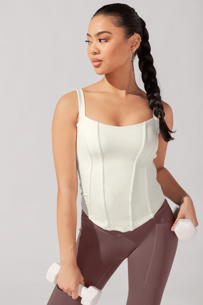 POPFLEX® Corset Cami - Coconut Cream