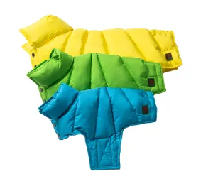 Puffer Coat (Synthetic Filled) | Yellow, Lime, Turquoise 3 Color Options