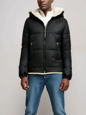 Recycled Vegan Shearling Puffer