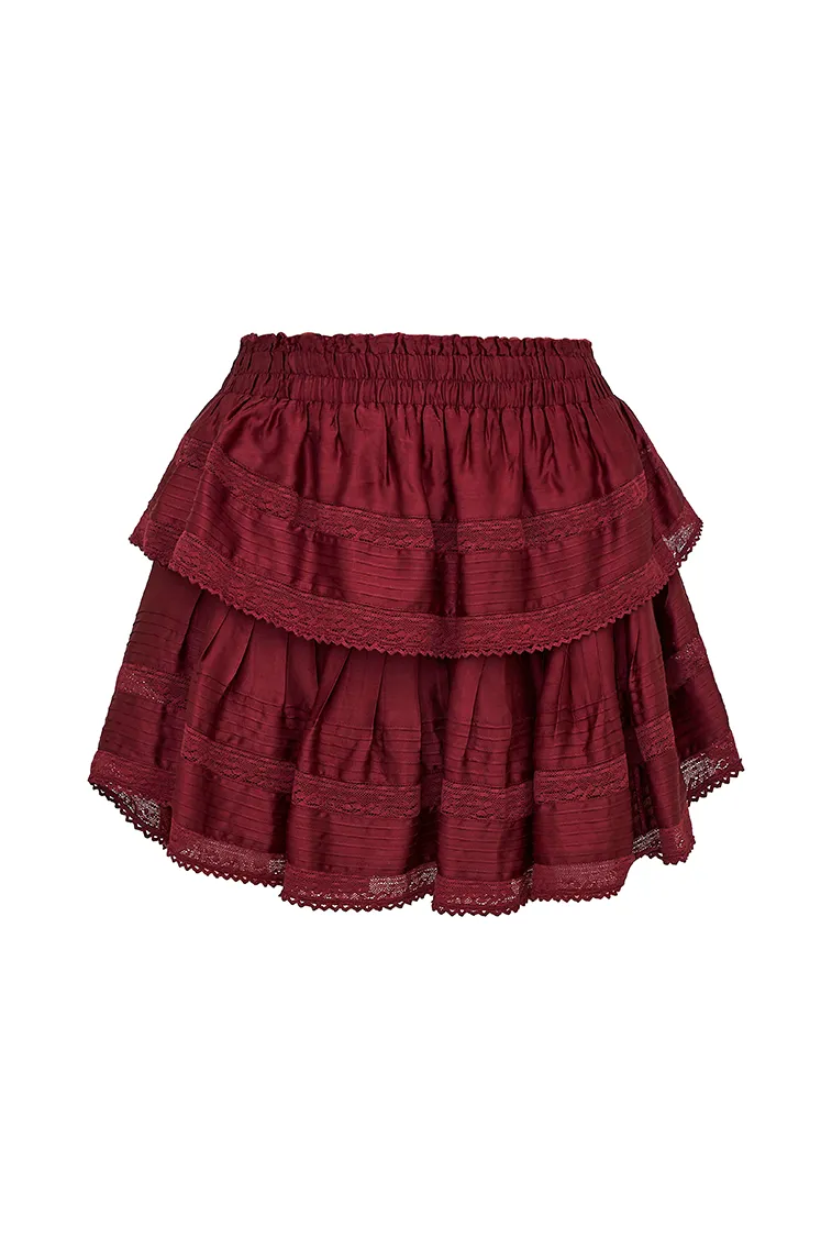 Ruffle Mini Tiered Skirt