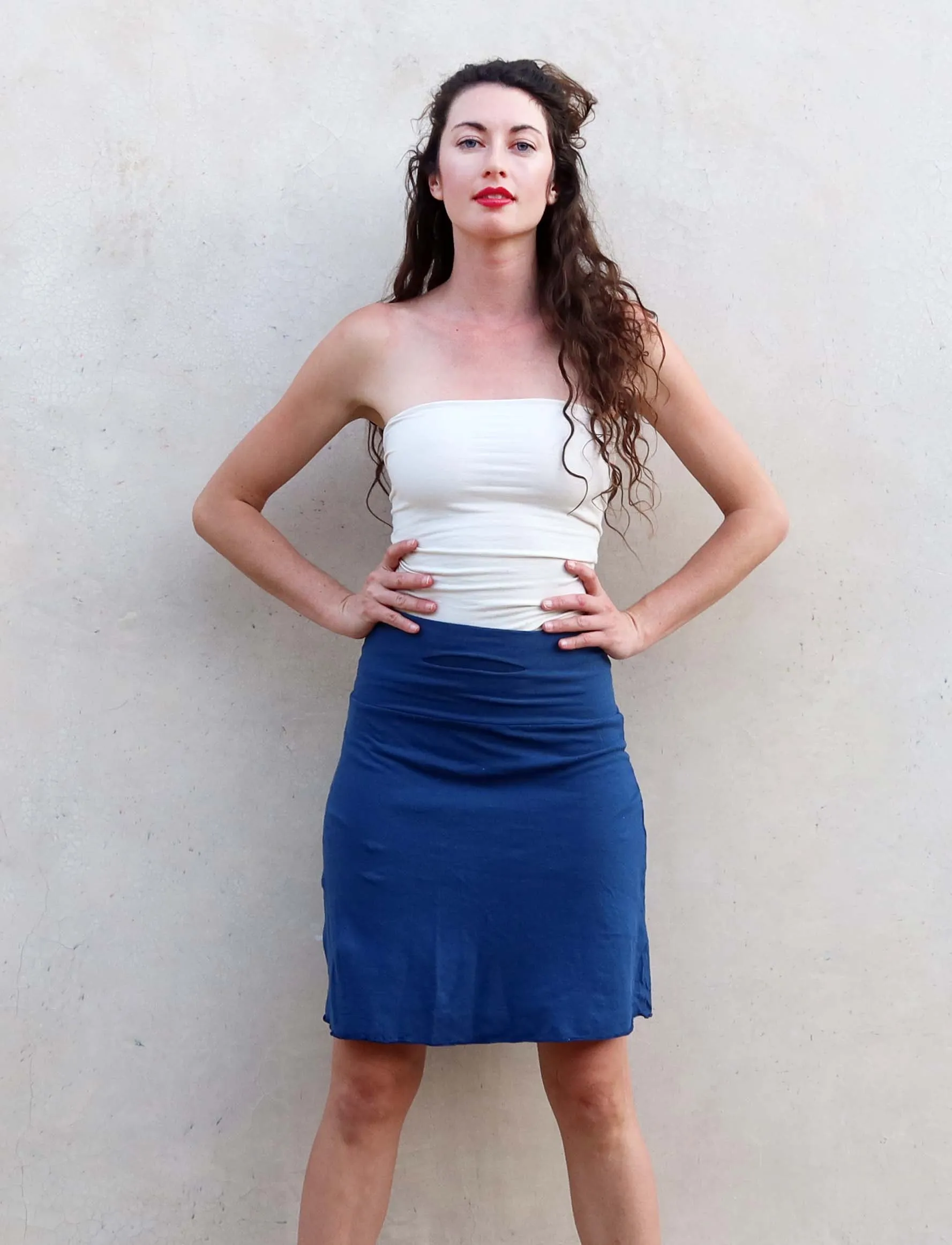 Secret Pocket Simplicity Short Skirt