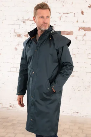 Stockman Full Length Rain Coat - Navy