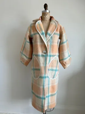 Trench with Vintage Wool Blankets Size XS/S #TRENCH5