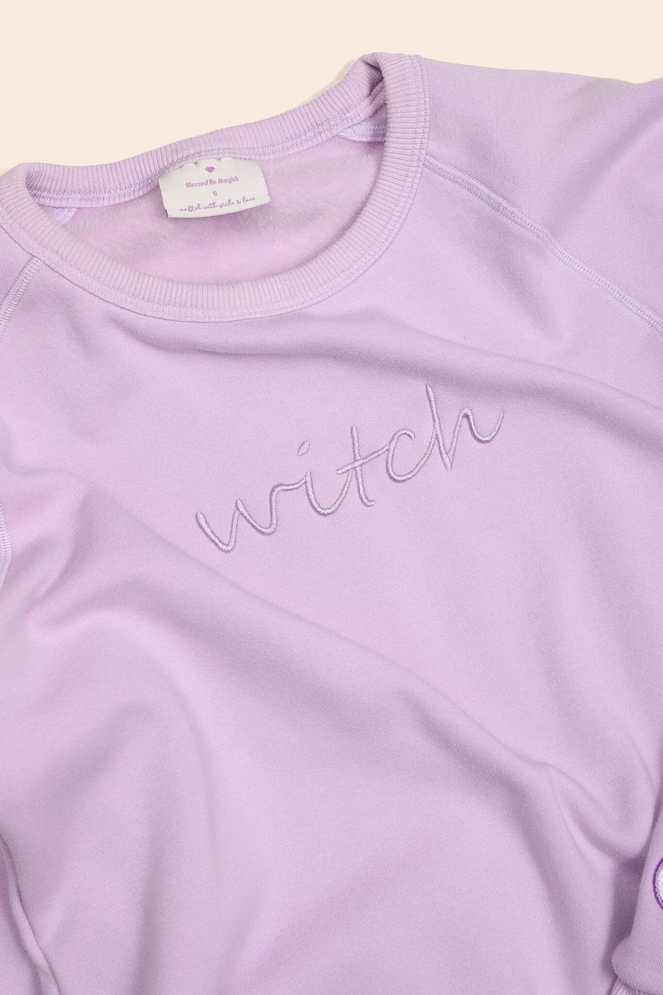 Witch Sweatshirt in Lavender